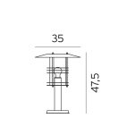 Norlys 287GA Stockholm kültéri álló lámpa