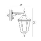 Norlys 381B Modena kültéri fali lámpa