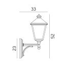 Norlys 480B London kültéri fali lámpa