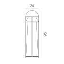 Norlys 557GR Narvik kültéri álló lámpa