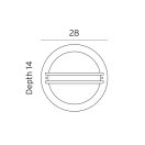 Norlys 637GA Bremen kültéri fali lámpa