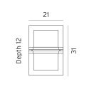 Norlys 660GA Basel kültéri fali lámpa