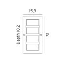 Norlys 860GA Boden kültéri fali lámpa