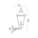 Norlys 955CO Chelsea kültéri fali lámpa