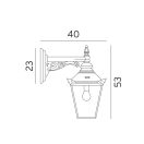 Norlys 960CO Chelsea kültéri fali lámpa