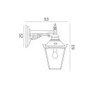 Norlys 964CO Chelsea kültéri fali lámpa