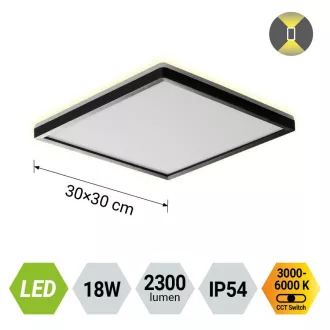   Prezent 27313 Cordia 30x3cm, 2300lm, 3000-6000K, IP54 mennyezeti lámpa