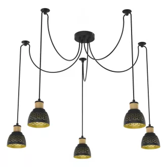   Prezent 27525 Mescala 5xE14, 16-150x 40-200x 40-200cm függesztett lámpa