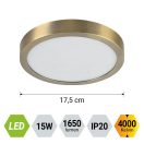 Emithor 49059 Lenys 17,5x2,5cm, 1650lm, 4000K, IP20 mennyezeti lámpa