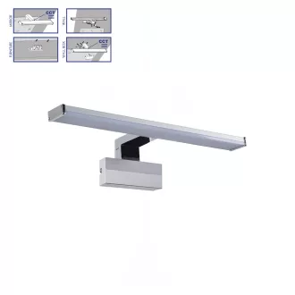   Prezent 70226 Tremolo 40cm, 780lm, 3000/4000K, falra/tükörre/szekrényre szerelhető fürdőszobai fali lámpa
