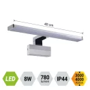 Prezent 70226 Tremolo 40cm, 780lm, 3000/4000K, falra/tükörre/szekrényre szerelhető fürdőszobai fali lámpa