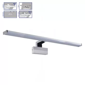   Prezent 70228 Tremolo 78cm, 1310lm, 3000/4000K, falra/tükörre/szekrényre szerelhető fürdőszobai fali lámpa