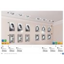 Rábalux 1053 Lite mennyezetbe építhető lámpa szett