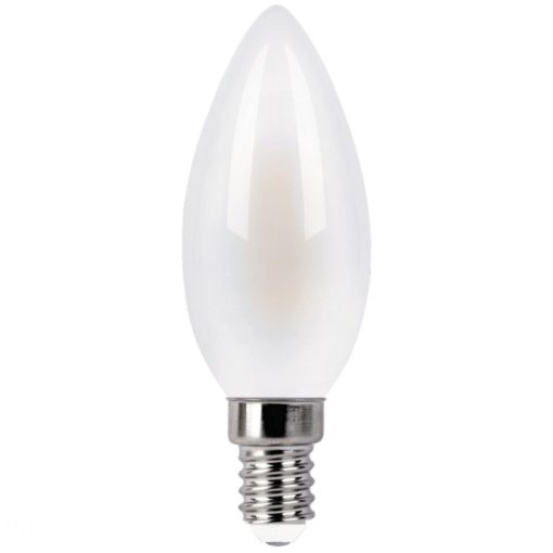 Rábalux 4,2W 2700K 470Lumen Gyertya izzó forma E14 filament LED fényforrás