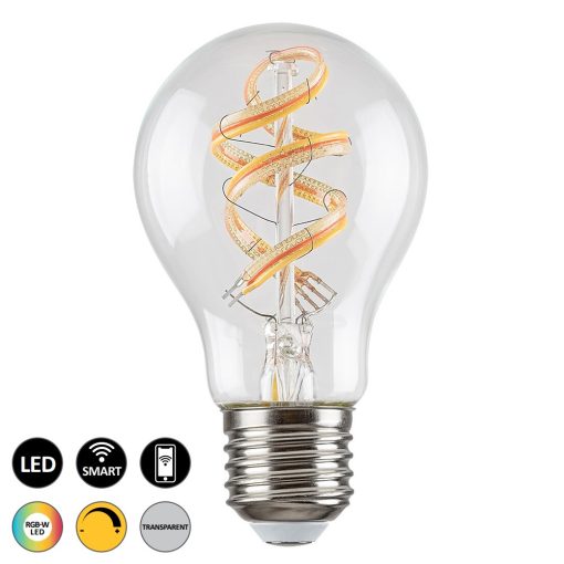 Rábalux Okos 4W 2700K 300Lumen Normál izzó forma E27 filament LED fényforrás