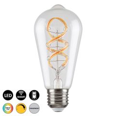   Rábalux Okos 4W 2700K 300Lumen Edison izzó forma E27 filament LED fényforrás