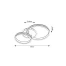 Rábalux 2229 Avalon mennyezeti lámpa