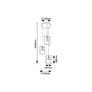 Rábalux 2293 Indigo függeszték