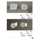 Rábalux 2431 Grace kerek fali lámpa