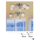 Rábalux 2622 Melissa  mennyezeti lámpa