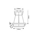 Rábalux 3085 Quadro függeszték