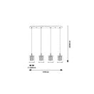 Rábalux 3116 Duchess függeszték