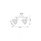 Rábalux 3134 Rattan spot lámpa