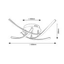 Rábalux 3145 Tatjana mennyezeti lámpa