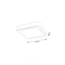 Rábalux 3175 Shaun mennyezeti lámpa