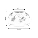 Rábalux 3189 Ursula mennyezeti lámpa