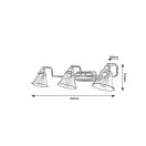 Rábalux 3209 Antoine fali lámpa