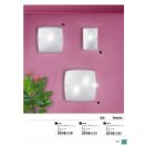 Rábalux 3688 Nedda szögletes fali/mennyezeti lámpa