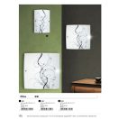 Rábalux 3692 Elina szögletes fali/mennyezeti lámpa