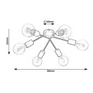 Rábalux 3990 Lamar mennyezeti lámpa