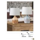 Rábalux 4370 Yvette asztai lámpa