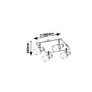 Rábalux 5024 Harold spot lámpa