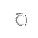 Rábalux 5049 Capriana fali lámpa