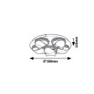 Rábalux 5051 Capriana mennyezeti lámpa