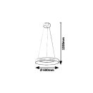 Rábalux 5054 Carmella függeszték