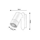 Rábalux 5069 Zircon spot lámpa