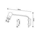 Rábalux 5072 Zircon falikar