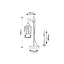 Rábalux 5245 Fabian komód lámpa