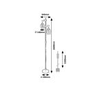 Rábalux 5246 Fabian álló lámpa