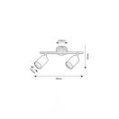 Rábalux 5296 Edmund spot lámpa