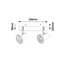 Rábalux 5498 Steve fürdőszobai fali lámpa