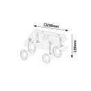 Rábalux 5500 Steve fürdőszobai mennyezeti lámpa