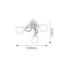 Rábalux 5533 Jenna mennyezeti lámpa