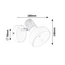 Rábalux 5943 Holly spot lámpa