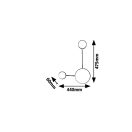 Rábalux 6258 Amadeo fali lámpa