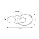 Rábalux 6890 Fulvia mennyezeti lámpa